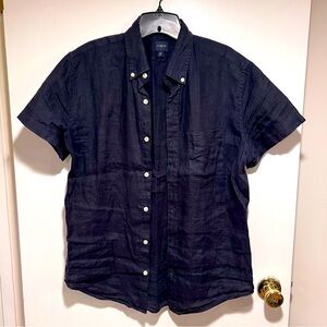 J Crew Mens Linen Shirt